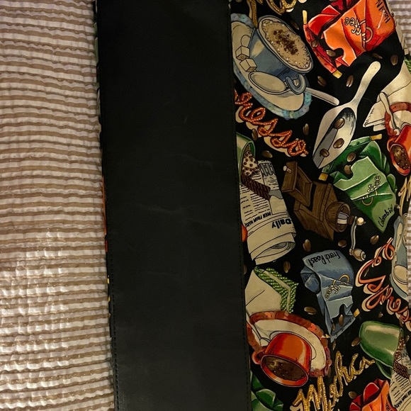 Espresso Patterned Tote Bag - Multicolor - Picture 5 of 9